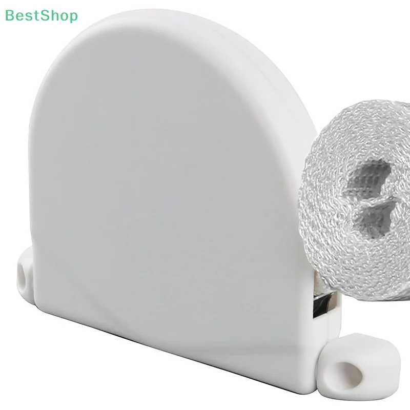 ☆Curtain Tape Winder, Roller Blind 5m Rotating Cord Spool 180° Rotation 14mm X 5m With Strap, White