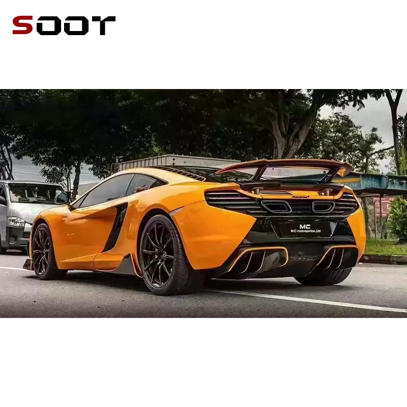 

For McLaren 12C-MP4 650S Carbon Fiber Side Skirts Splitters Cupwings Winglets Canards Apron Upgrade Auto Parts