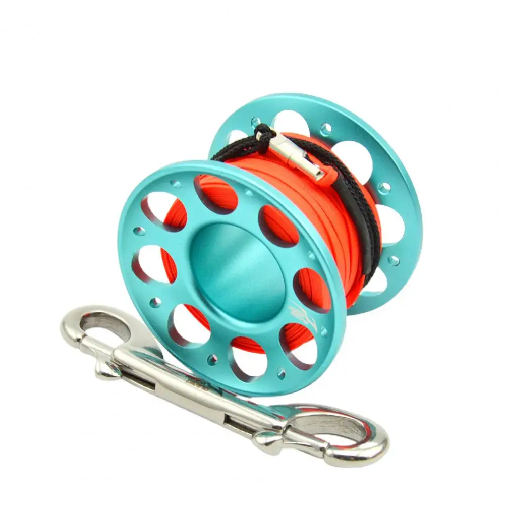 Катушка для пальцев 15 м 30 м FXL952, катушка с двойным крючком для дайвинга, катушка для пальцев, веревочная катушка, катушка для водного спорта,