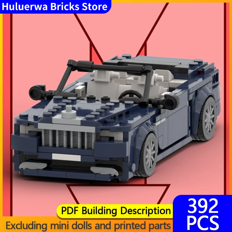

Модель городской автомобиль MOC, строительные кирпичи, роскошный трансформируемый спортивный автомобиль, модульная технология, детский праздничный подарок, сборный игрушечный костюм