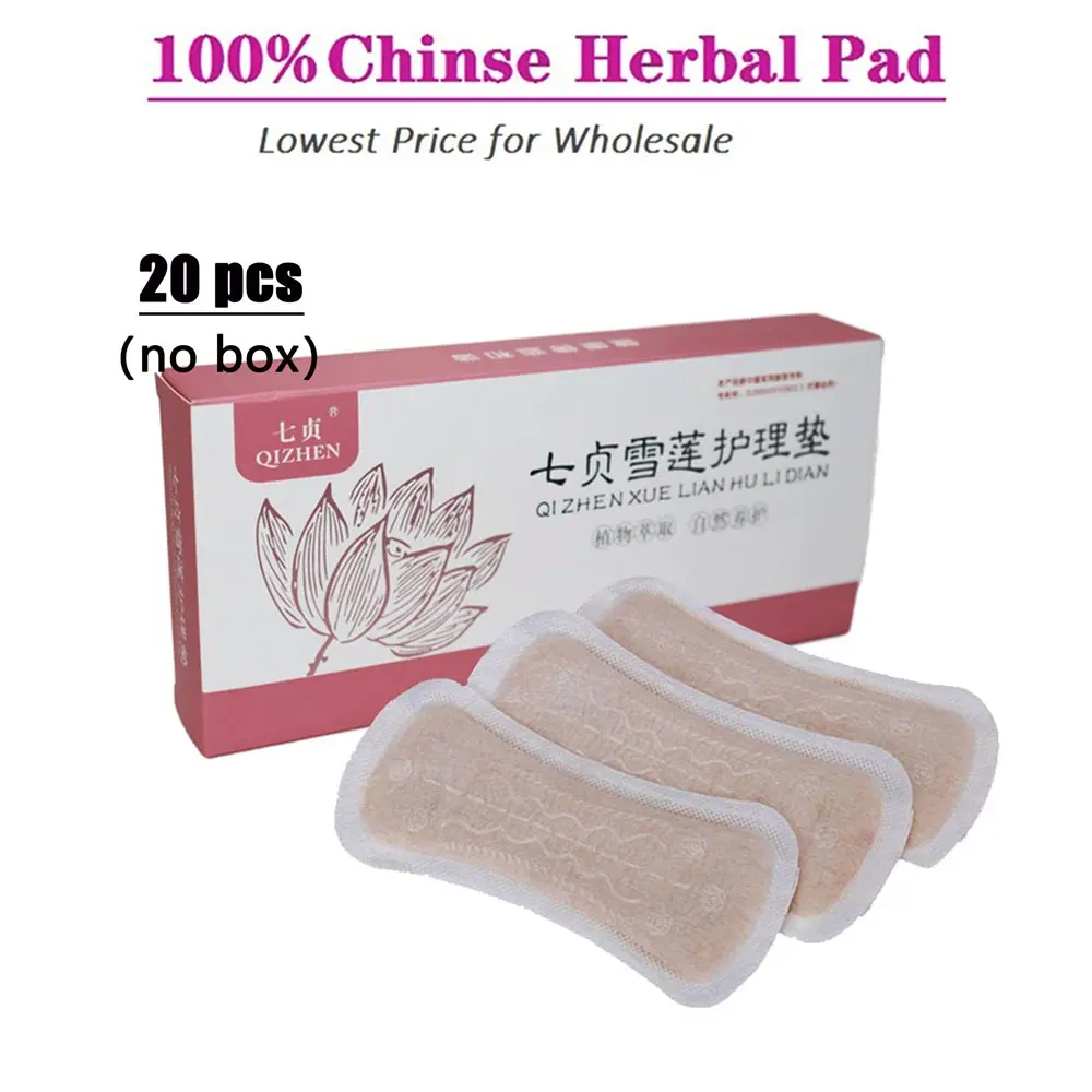 

20 шт./прокладки для ухода за снежным лотосом, женские гигиенические тампоны, здоровые натуральные травяные прокладки для нижнего белья, женские гигиенические прокладки, гинекологические прокладки