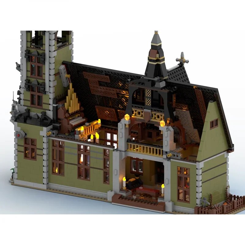 Moc Building Blocks Blessed House Technology Modular Bricks Model  Gifts Christmas Toys DIY Sets Assembly