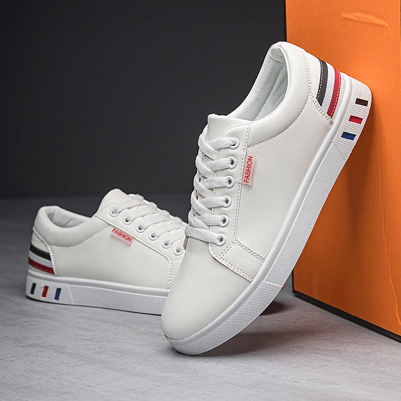 Hete Verkoop Mannen Gevulkaniseerde Schoenen Student Klassieke Heren Casual Sneaker Mode Outdoor Slijtvaste Antislip Mannelijke Sport Sneakers