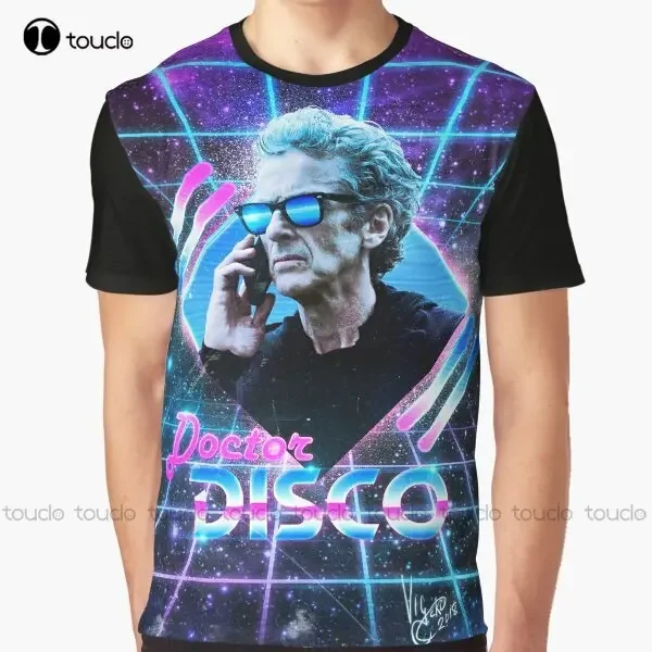 Doctor Disco Graphic T-Shirt Digital Printing Tee Shirts Streetwear Xxs-5Xl New Popular Unisex Christmas Gift