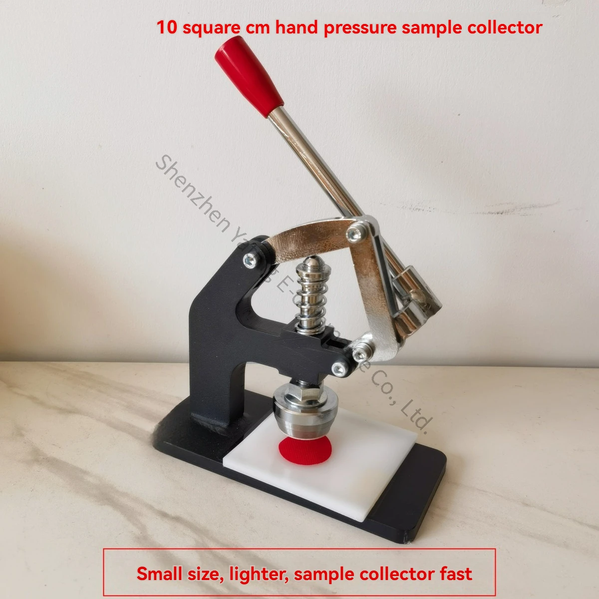 Small 10-Square Centimeters Gram Weight Instrument Disc Sampler Hand-pressed Sampling Portable Cloth Engraving Machine Balance