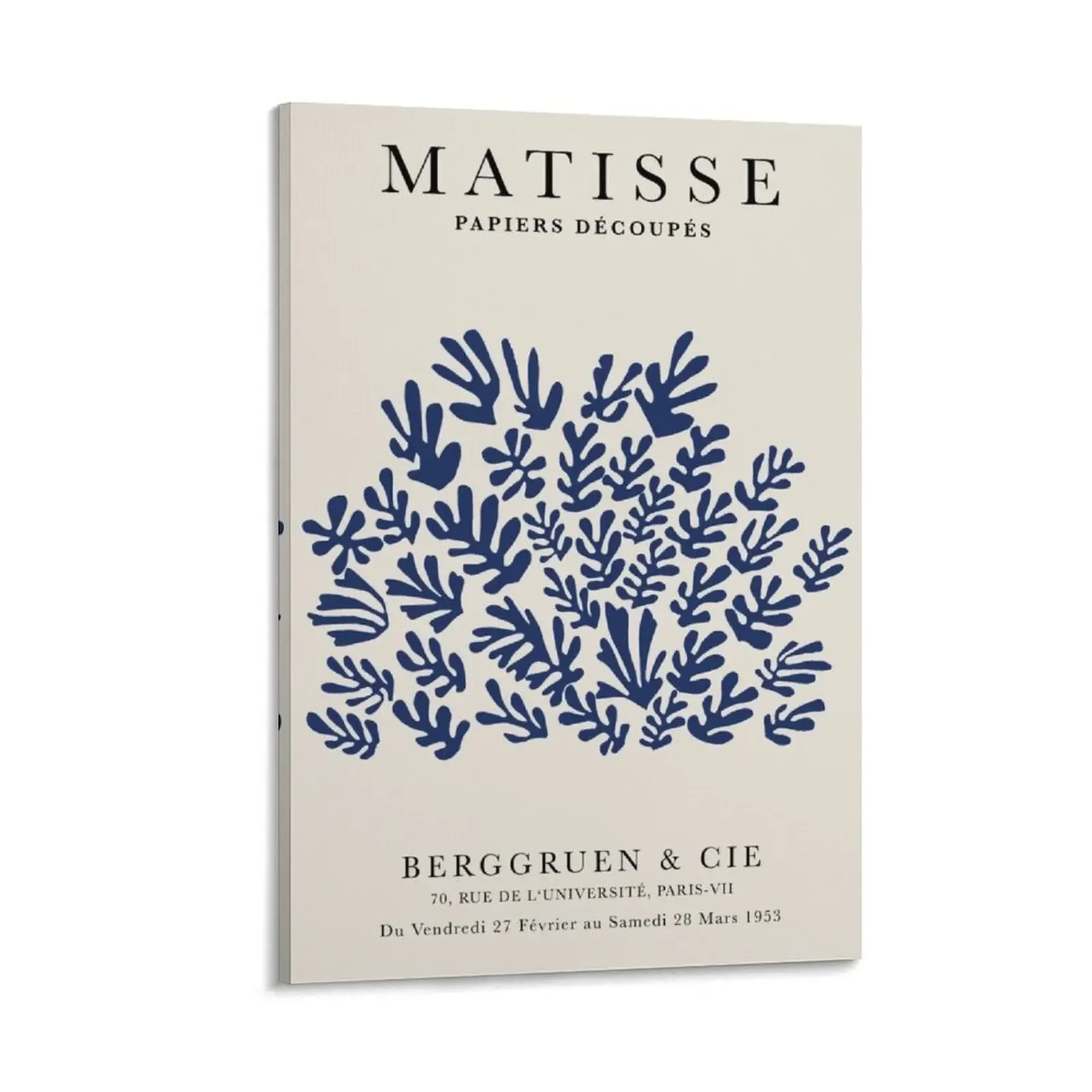 

Henri Matisse Sheaf. Paper Decoupes Art stars blue, Matisse Cutout's Canvas Painting modern home decoration wall decor