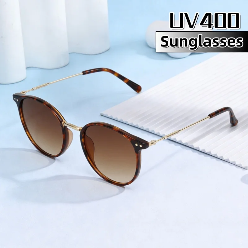 

Fashion Trend Sunglasses Women 2026 Men Vintage Outdoor Driving Eyewear Cat Eye Round Frame Sun Glasses Protect Our Eyes