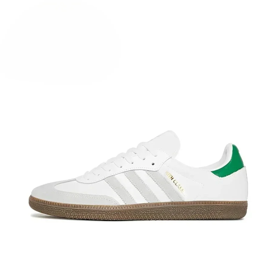 

Adidas Samba Unisex white-greentailed Low Top Lightweight Non-slip Skateboard Shoes German Training