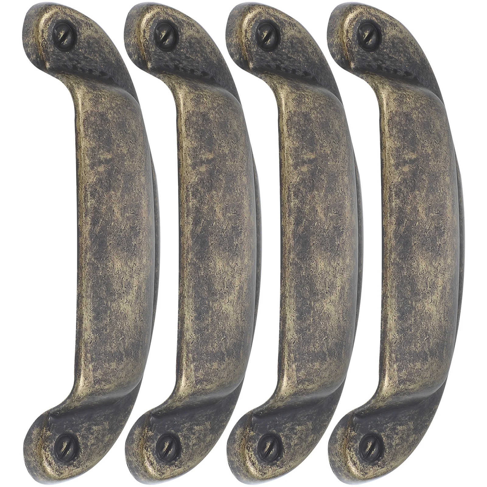 

4Pcs Metal Shell Handles Vintage Durable Cabinet Drawer Pulls Kitchen Cupboard Door Handles Cabinet Pulls Drawer Handle