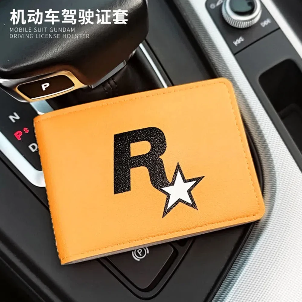 1 Pcs Hot Sale Game GTA Driver\'s License Case Protect Bags Cartoon Image Credit Card Bag Case Cover Holder Purse Wallet