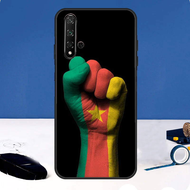 Republic of Cameroon Flag Phone Case For Huawei Nova 11 Pro 11i 8i 3i 9 10 SE 5T Y60 Y61 Y70 Y90 Y91 P20 P30 P40 Lite