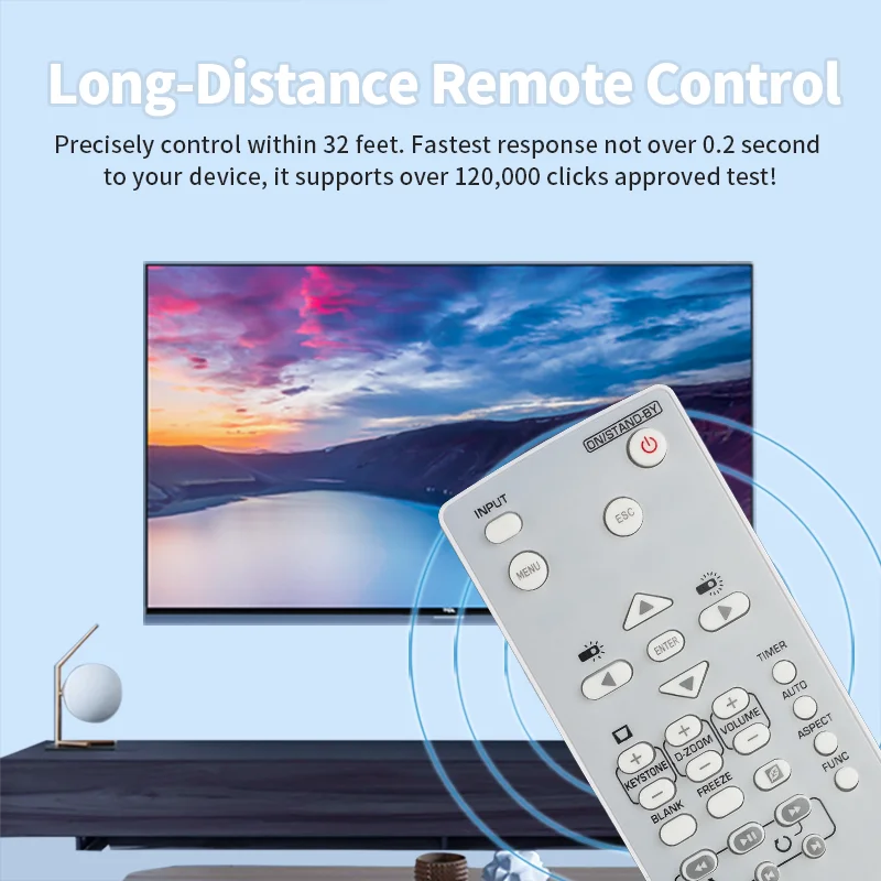 YT-141 Remote Control For Casio Projector XJV110 XJF10X XJF20XN XJF100W XJF200WN XJF210WN XJ-V10X XJ-V100W XJ-V110W XJ-UT3