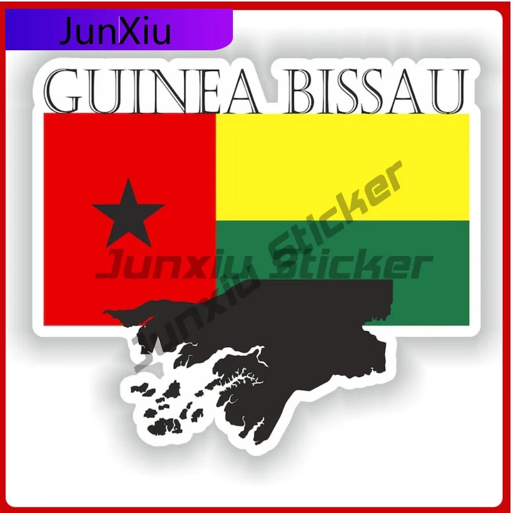 

Guinea Bissau Country Project Flag Personalized Vehicle Sticker Used across cars motorcycles and scooters