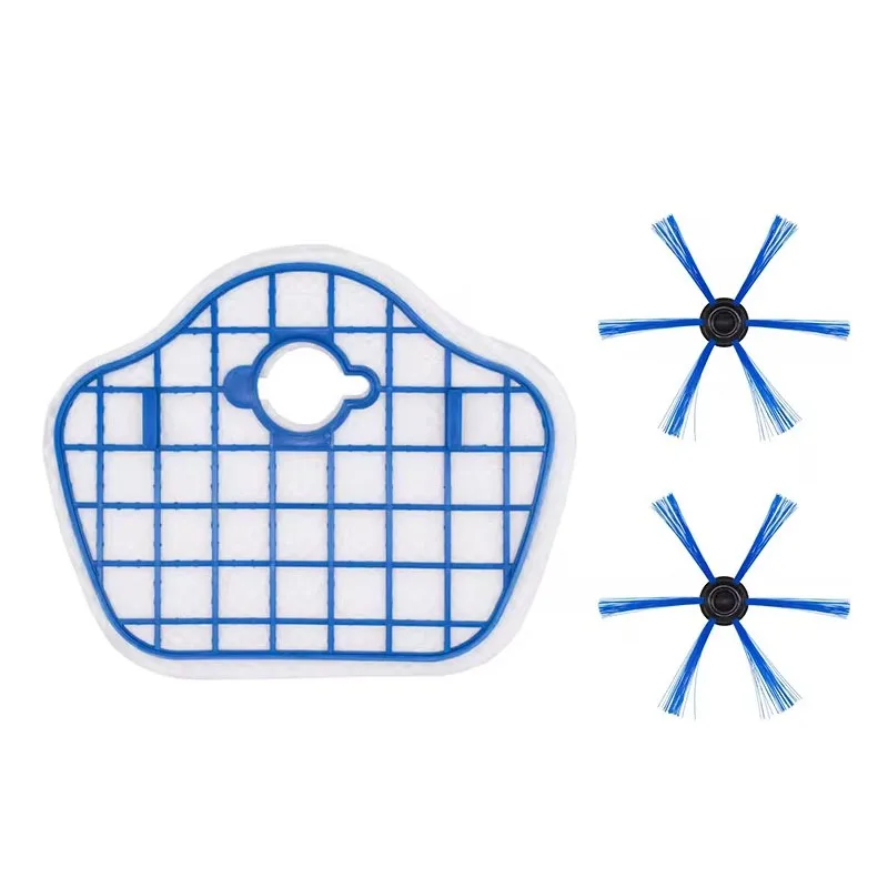 فرشاة جانبية لمرشح HEPA لشركة فيليبس FC8013 FC8772 FC8774 FC8776 مكانس كهربائية للكنس الروبوتية استبدال الملحقات