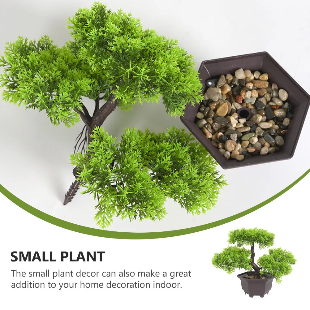 

1Set Desktop Potted Plant High Quality Material Realistic Appearance Perfect Home Office Decoration Artificial Plant