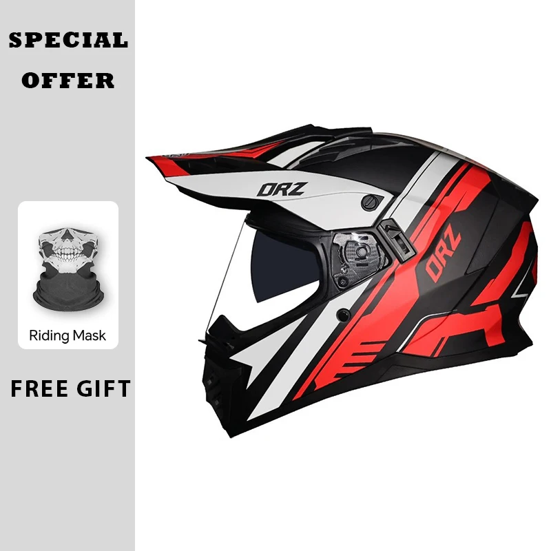 

Off Road Helmets Motorcycle Helmet Racing Downhill ATV Capacetes Dirt Bike Motocross Casco Men Women DOT ECE Full Face Helmet