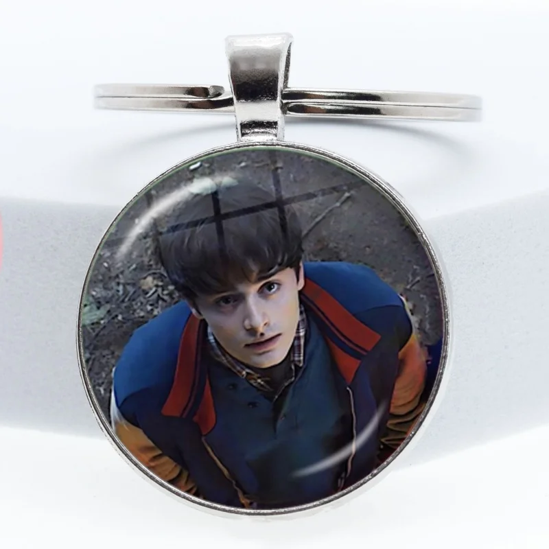 N-Noah Will S-Schnapp Keychain Cosplay Nijigen Otaku Culture Glass KeyRing Bag Car Key Chain Ring Holder Charms Jewelry Gifts