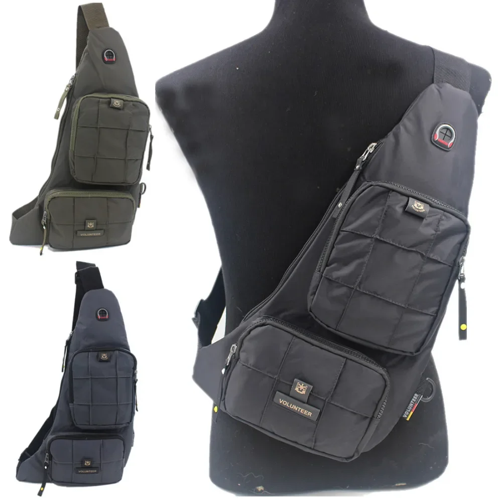 

Waterproof Oxford Men Sling Shoulder Messenger Cross Body Bag Travel Designer Travel Male Single Day Chest Back Pack