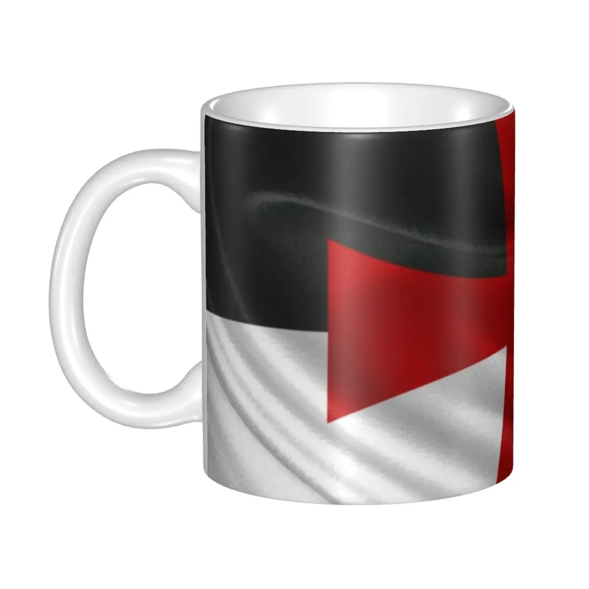 Brave Rosary Crusader Warrior Mug Personalized Medieval Shield Cross Knights Templar Coffee Ceramic Mug Creative Present