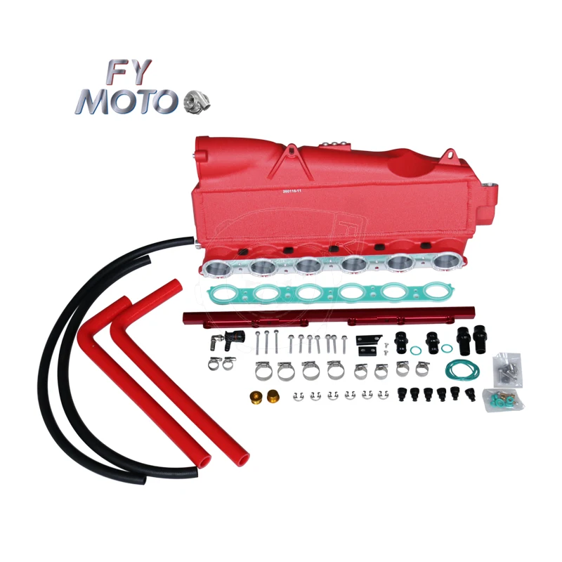 CNC Billet Endtank EVO MAX CORE Red Gen 2 B58 Charge air Cooler Intake Manifold for BMW M340i B58 G20 G29 A90 3.0T 2020+