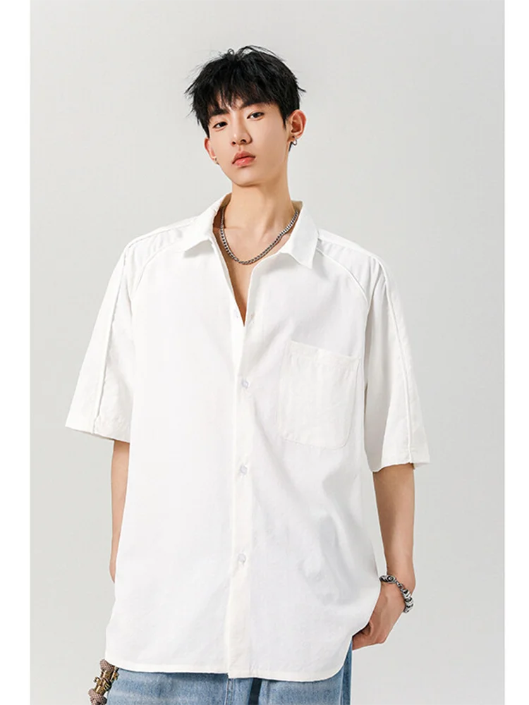 

Летняя свободная повседневная одежда ort Sve, мужская дышащая удобная верхняя одежда против морщин, молодежная модная одежда