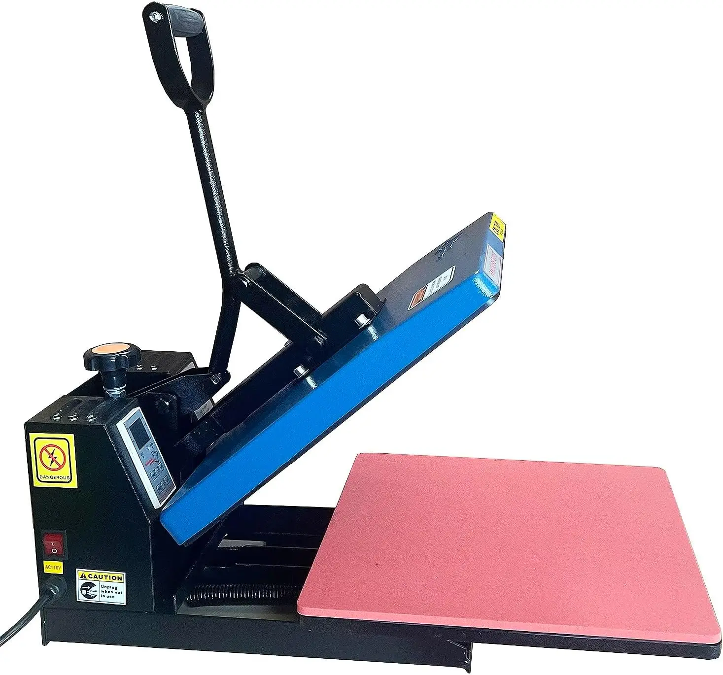 Heat Press 15x15 - Digital Sublimation & Rhinestone T-Shirt Press (Clamp Shell) (FS15x15 BBP Pull Out)