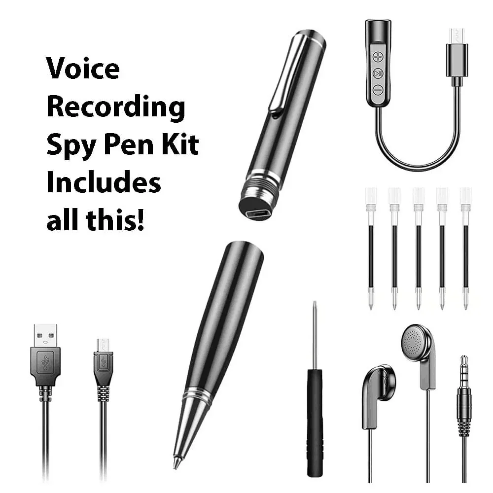 Portable Mini Recording Device Stereo Recorder Voice Recorder Digital Voice Recorder Pen