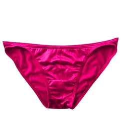 Man's Pink Low Waist Sexy Briefs Panties Live Show Dance Costumes DJ Club Bar FKK Party BF Gift Harajuku Thai