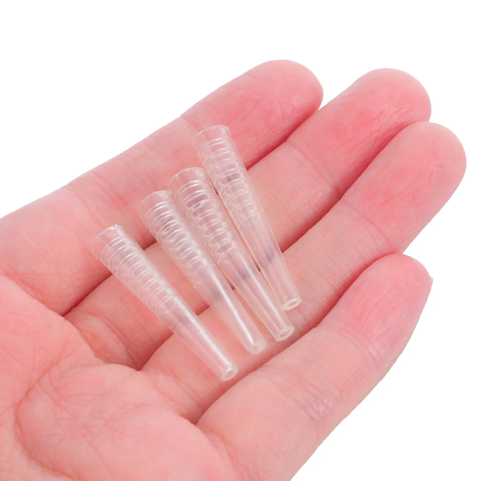 

100Pcs Transparent Tweezer Tip Protectors Silicone Covers for Lash Tweezers Easy Clean Replacement Universal Fit Extensions