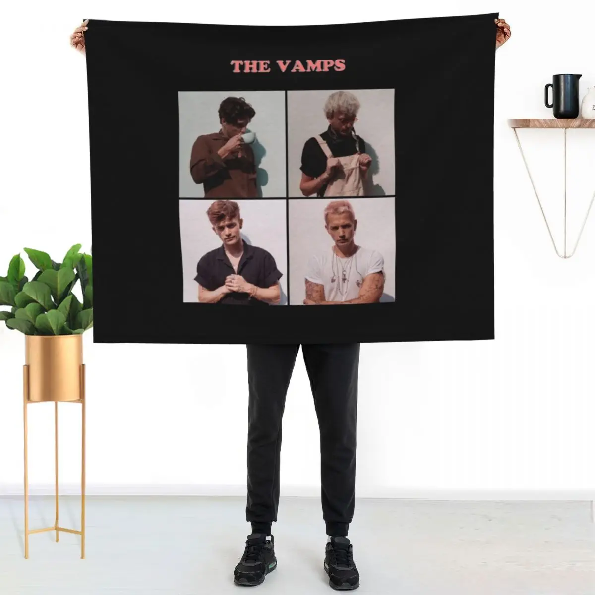 The Vamps - Cherry Blossom era Throw Blanket funny gift Loose Multi-Purpose Tourist Camping Kid'S Blankets