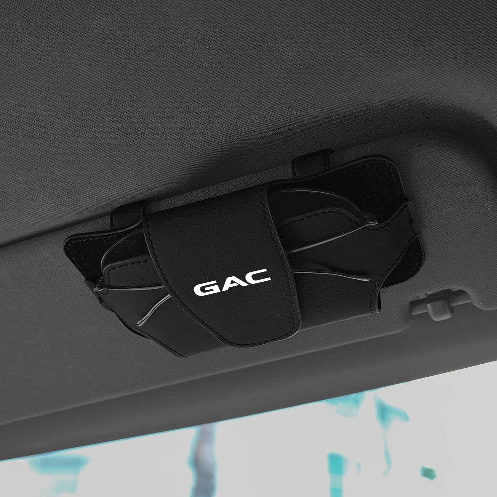 For GAC Trumpchi Aion GS8 GS4 GS3 Empow GS5 Coupe Car Glasses Case Sun Visor Glasses Holder Sunglasses Clip Card Ticket Holder