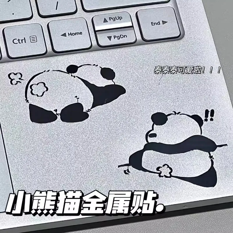 3Pcs Cute Cartoon Pattern Metal Sticker for Laptops Simple Fashion Headset Tablet PC Phone Case Waterproof Decoration DIY Decals