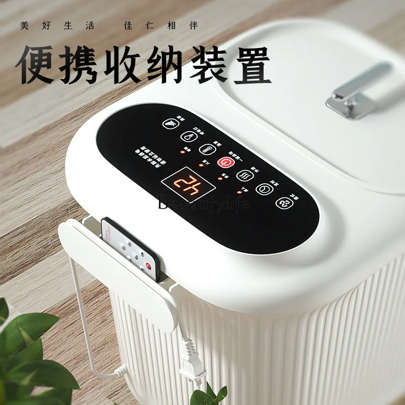 US standard cross-border 110v volt electric massage foot soaking bucket high depth foot bath foot basin