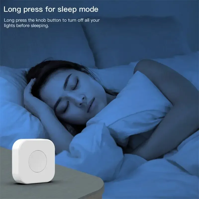 Tuya Zigbee Smart Scene Switch Mini Wireless Button Switch Multi Scene Linkage One Touch Control Remote Dimmer For Smart Life