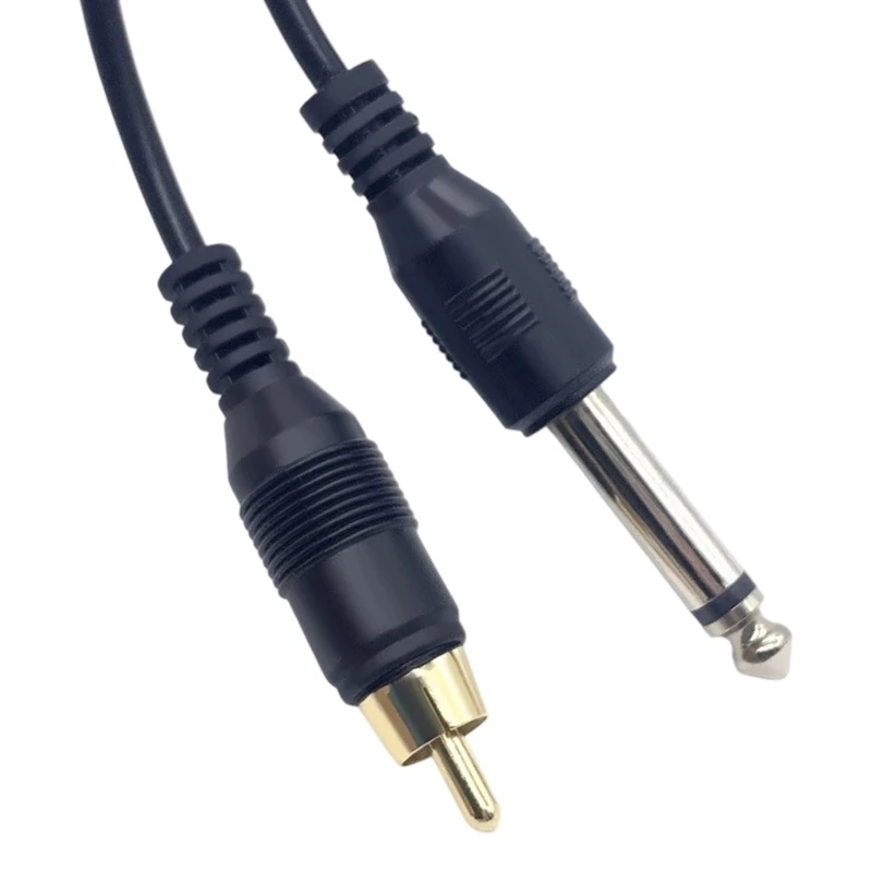  Equipment 6.5mm Male Connector Cable Durability PVC Cord 200cm