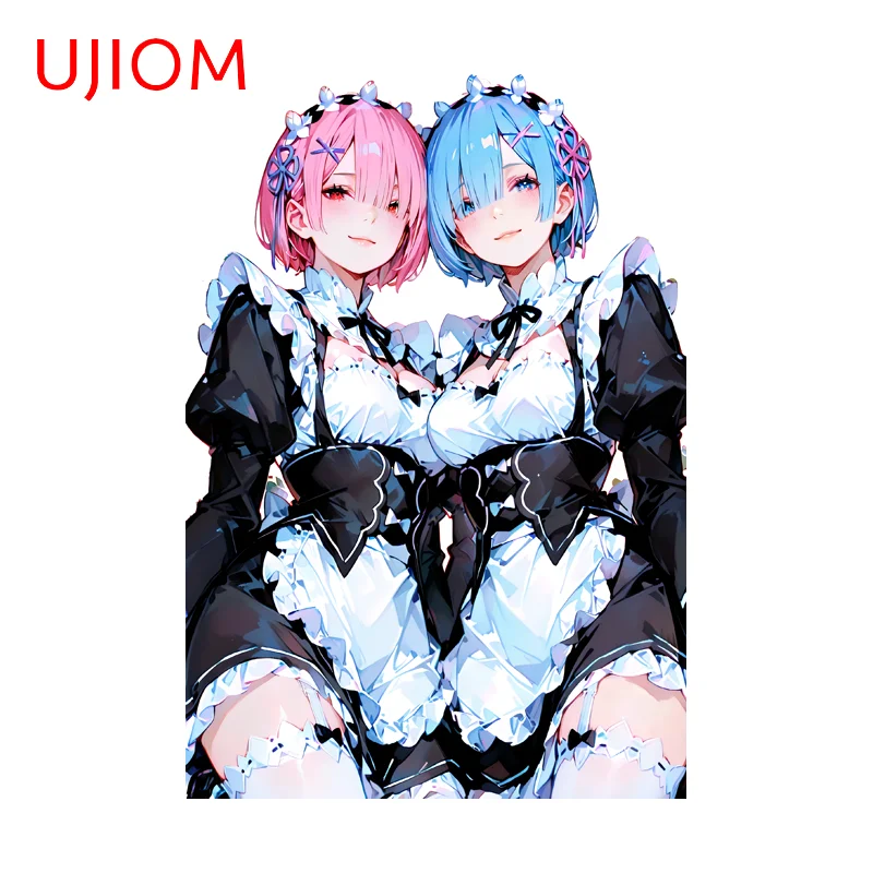 UJIOM Rem Seductive Graphics Wall Sticker Enchanting Practical Skateboard Decal Versatile Innovative Adhesive Decoration