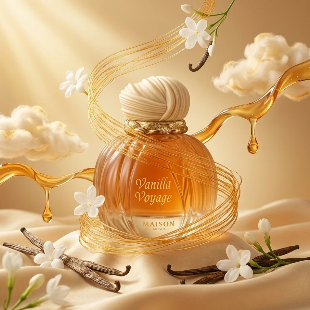 

A MAISON ASRAR 100ml Vanilla Caramel Perfume Sweet Honey Tonka Musk Long Lasting Eau De Parfum Unisex Gourmand Warm Fragrance