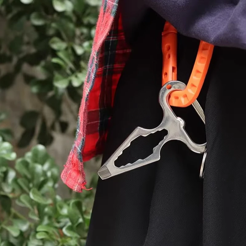 

Outdoor Multifunctional Stainless Steel Wrench Portable Camping Hiking Mountaineering EDC Multi-purpose Tool Accessories