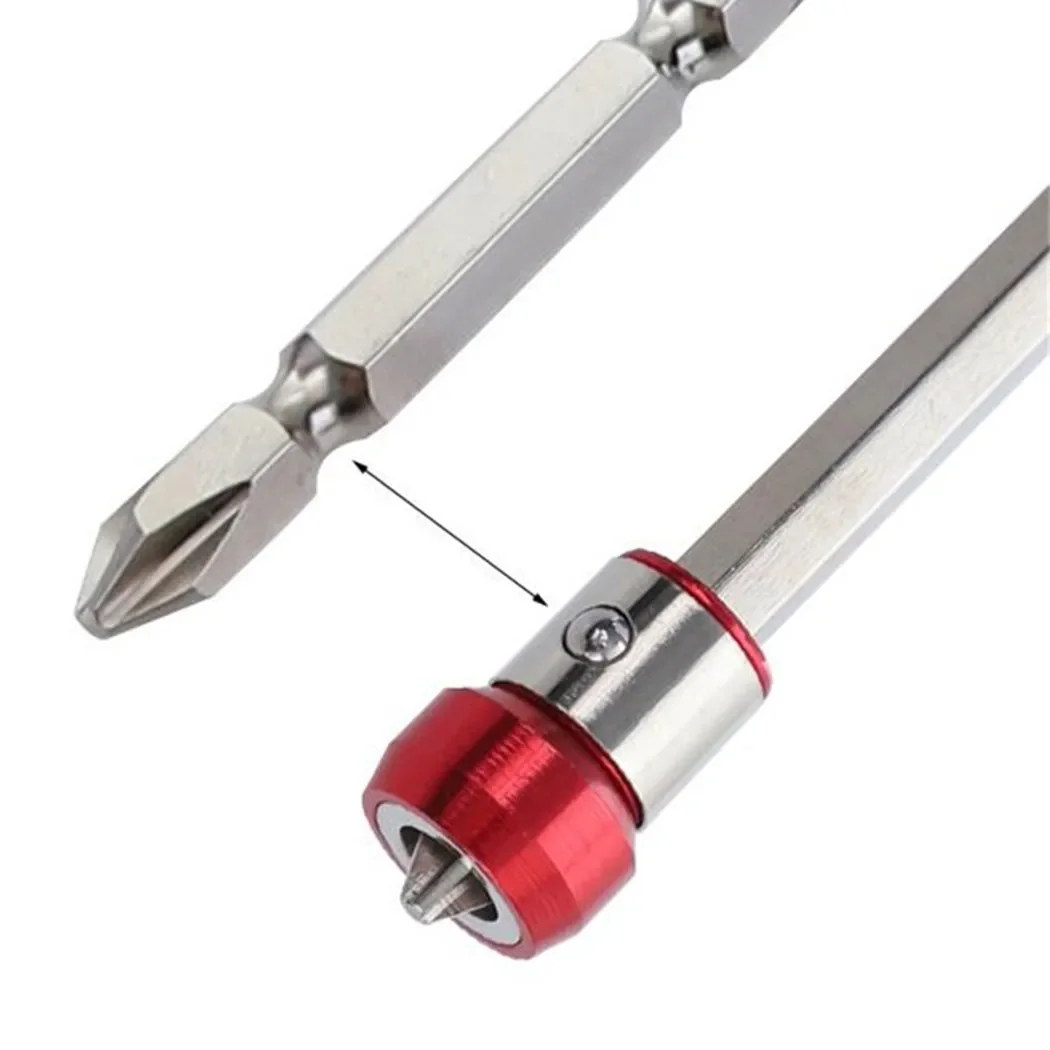 

Removable Magnetizer Magnetic Screwdriver Bits 21mm ELd Sanding Secure Screw Holder with High Precision Magnetic Ring