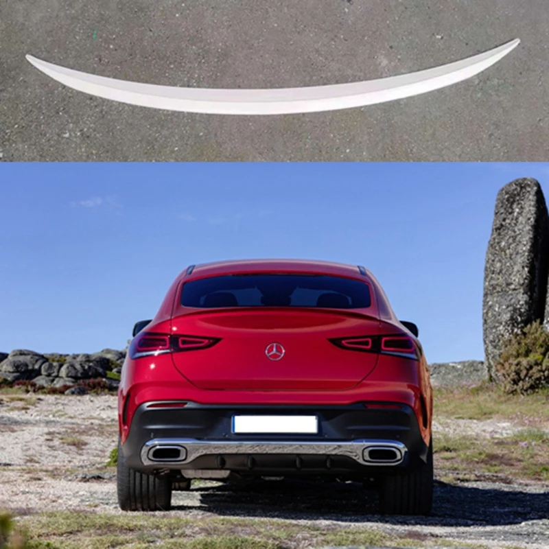 For Mercedes GLE Coupe Class W167 C167 GLE350 450 500e 2020-Up ABS Spoiler Car Tail Trunk Spoiler Rear Wing Tail Wing Decoration