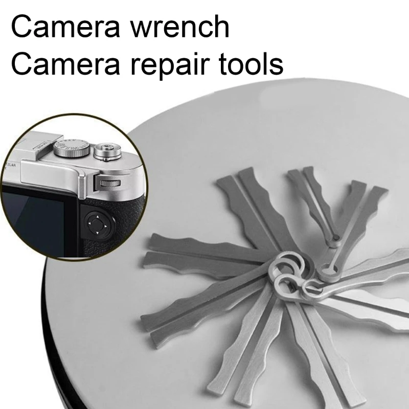 

9Pcs Camera Open Tool Lens Repair Tool Wrench Clamp Spanner Camera Repair Tool Set Camera Maintenance Tools D2RC
