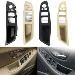 LHD / RHD Car Front Inner Door Panel Handle Window Switch Pull Trim Cover Fit For BMW 5 series F10 F11 520i 523i 525i 2010-2016