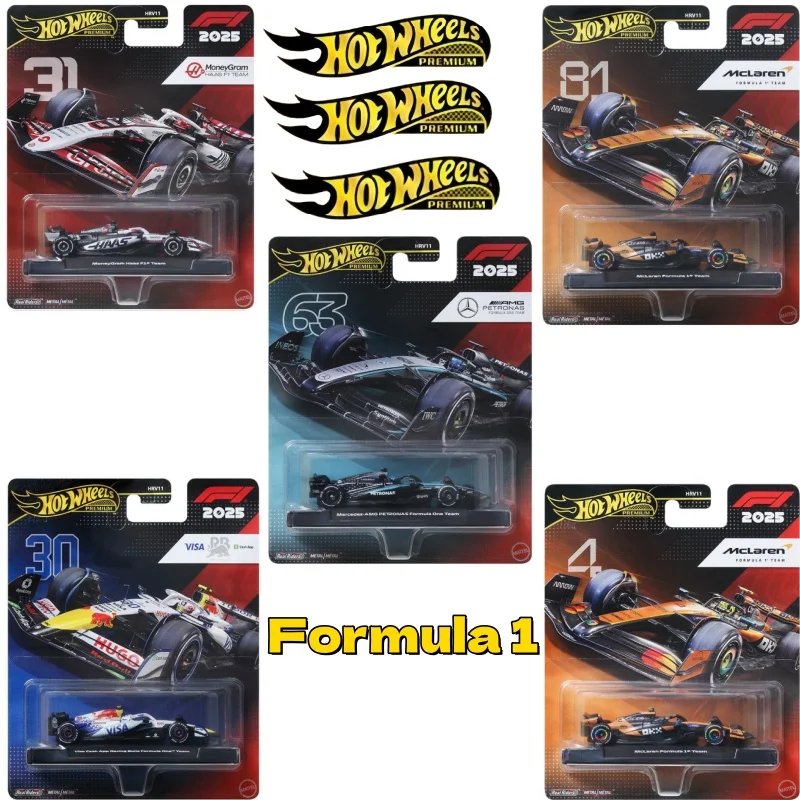 

Литой автомобиль Hot Wheels Limited Edition, масштаб 1/64, гоночные модели F1 — Коллекционный автомобиль McLaren Red Bull Mercedes Benz