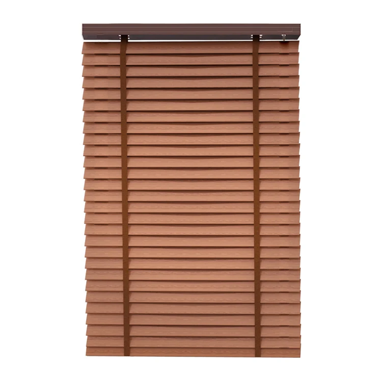 wholesale made to measure motorized faux wood blinds blackout cordless wood blinds for window