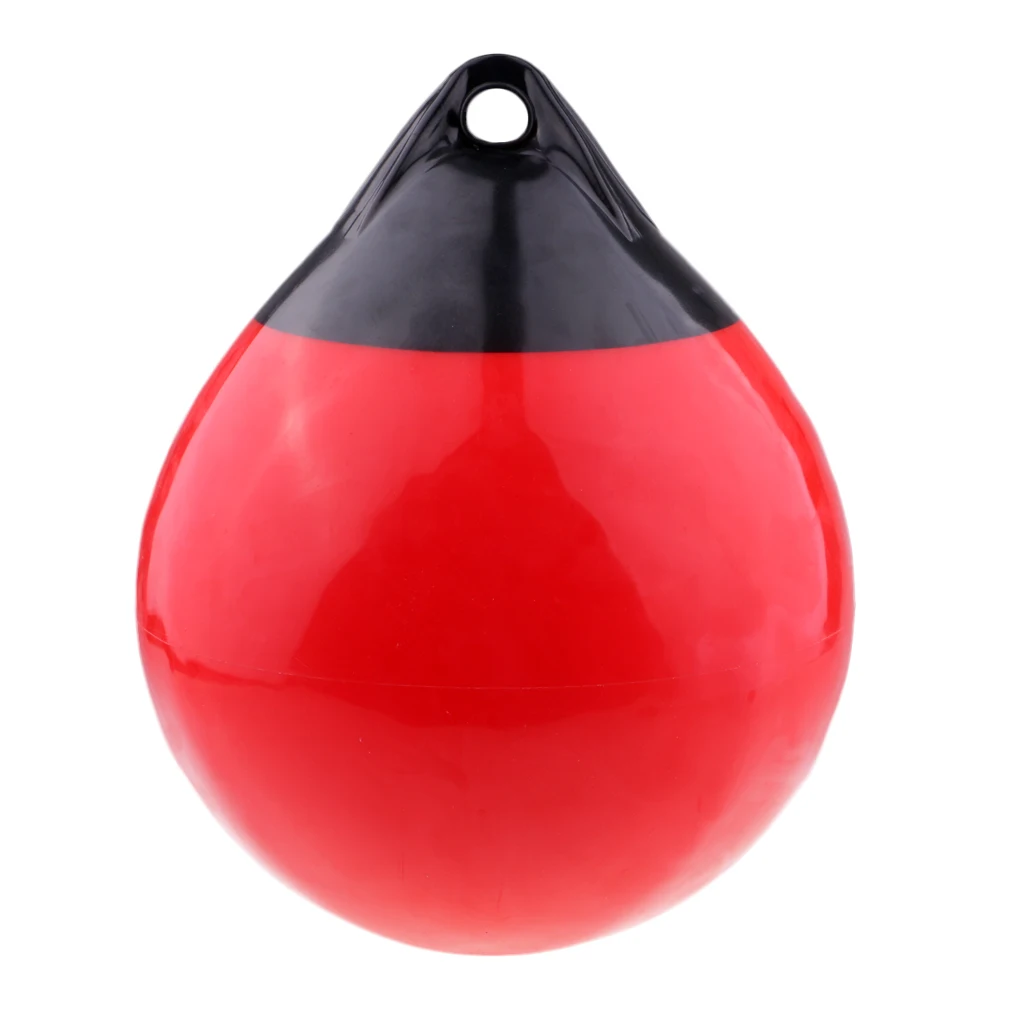 Buoy de Yacht gonflable pour bateau, pare-chocs flottant 30x35cm pour rivière, sites d'empilage, jetée fixe, rouge