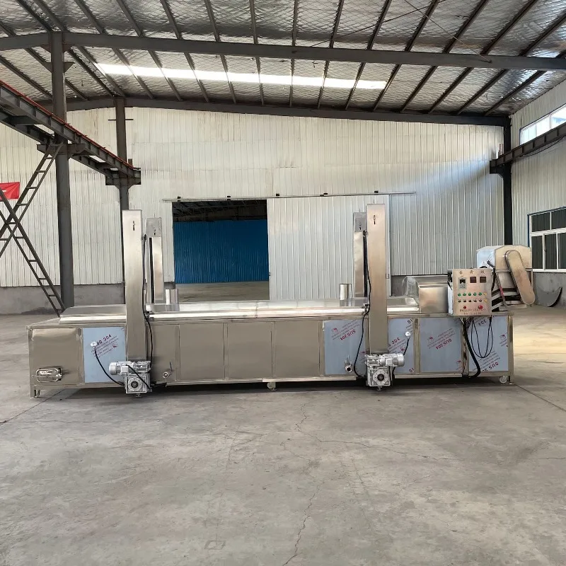 Commercial large-scale intelligent automatic potato chip production line, snack food c