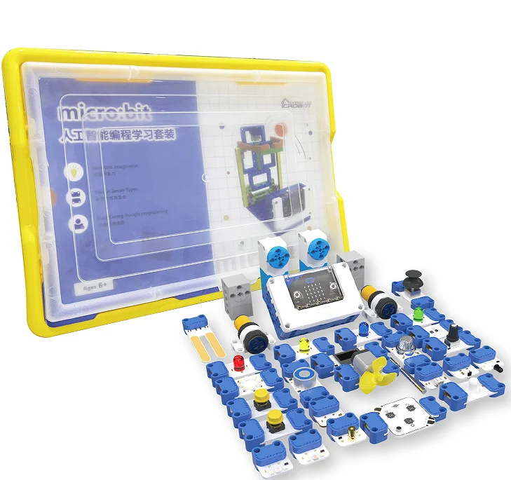 

Microbit образовательная робототехника DIY Kit детский 3D электрический солнечный научный инженерный игрушечный набор для обучения в упаковке