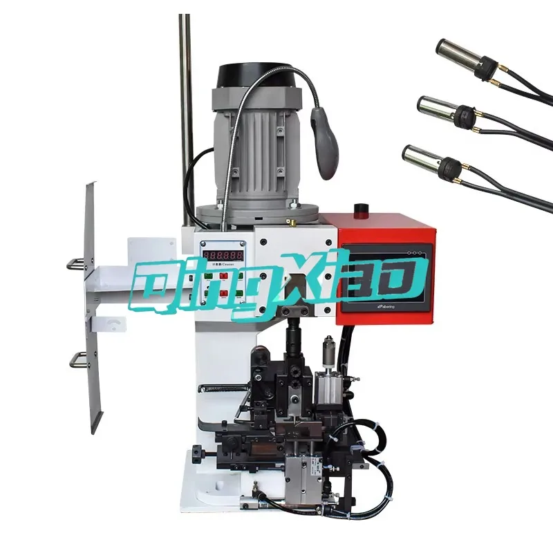 Automatic Strip Crimp Terminal Machine Wire Splitting Isolation Multi Core Cable Cutting Stripping Terminal Crimping All In One