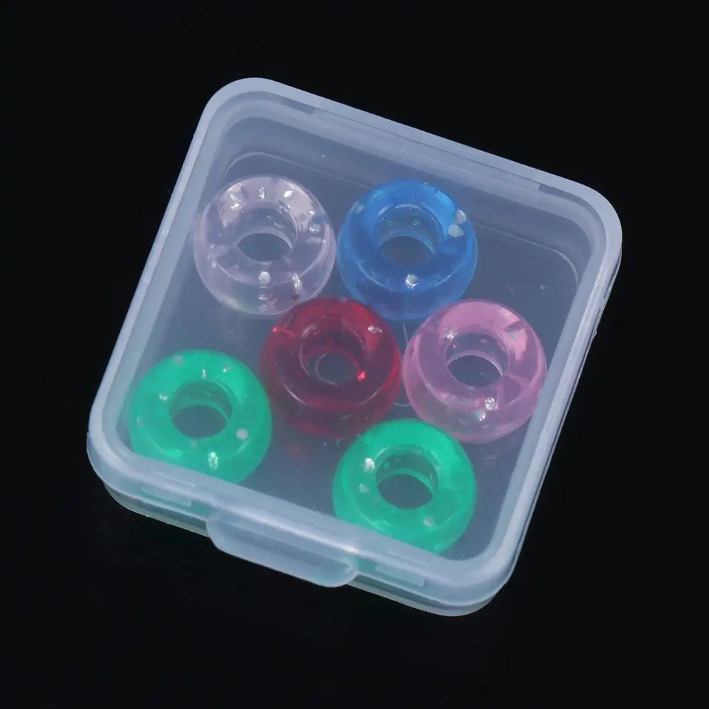 Transparent Hardware Case Nail Art Screw Storage Beads Container Pill Chip Box Jewelry Organizer Case Small Storage Box