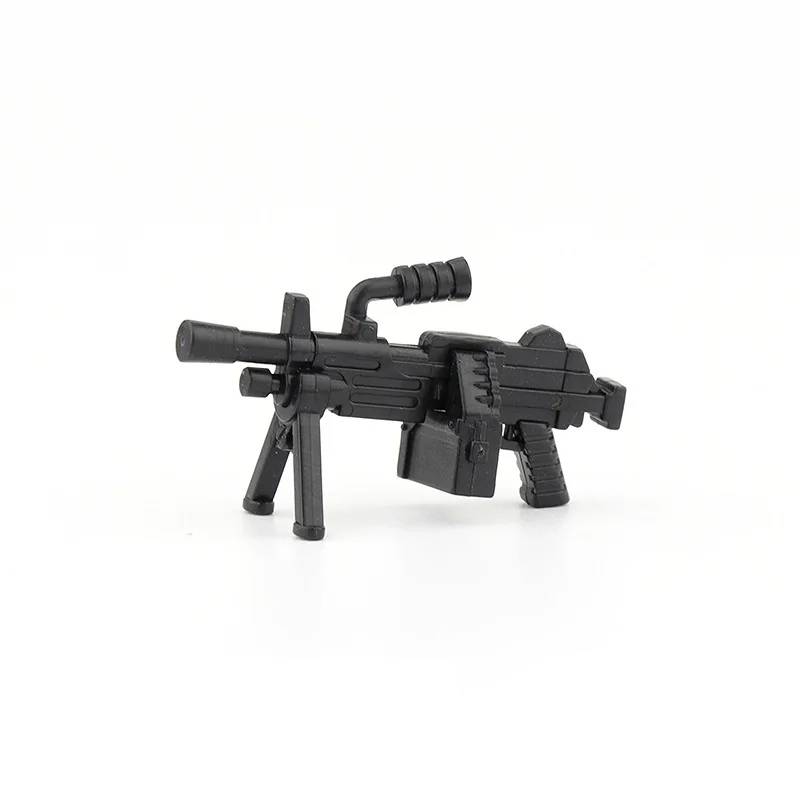 5pcs Barrett Sniper Rifle City Gun Weapons Swat Police Military Model Kits Bricks Blocks Original Figures  Mini Toys